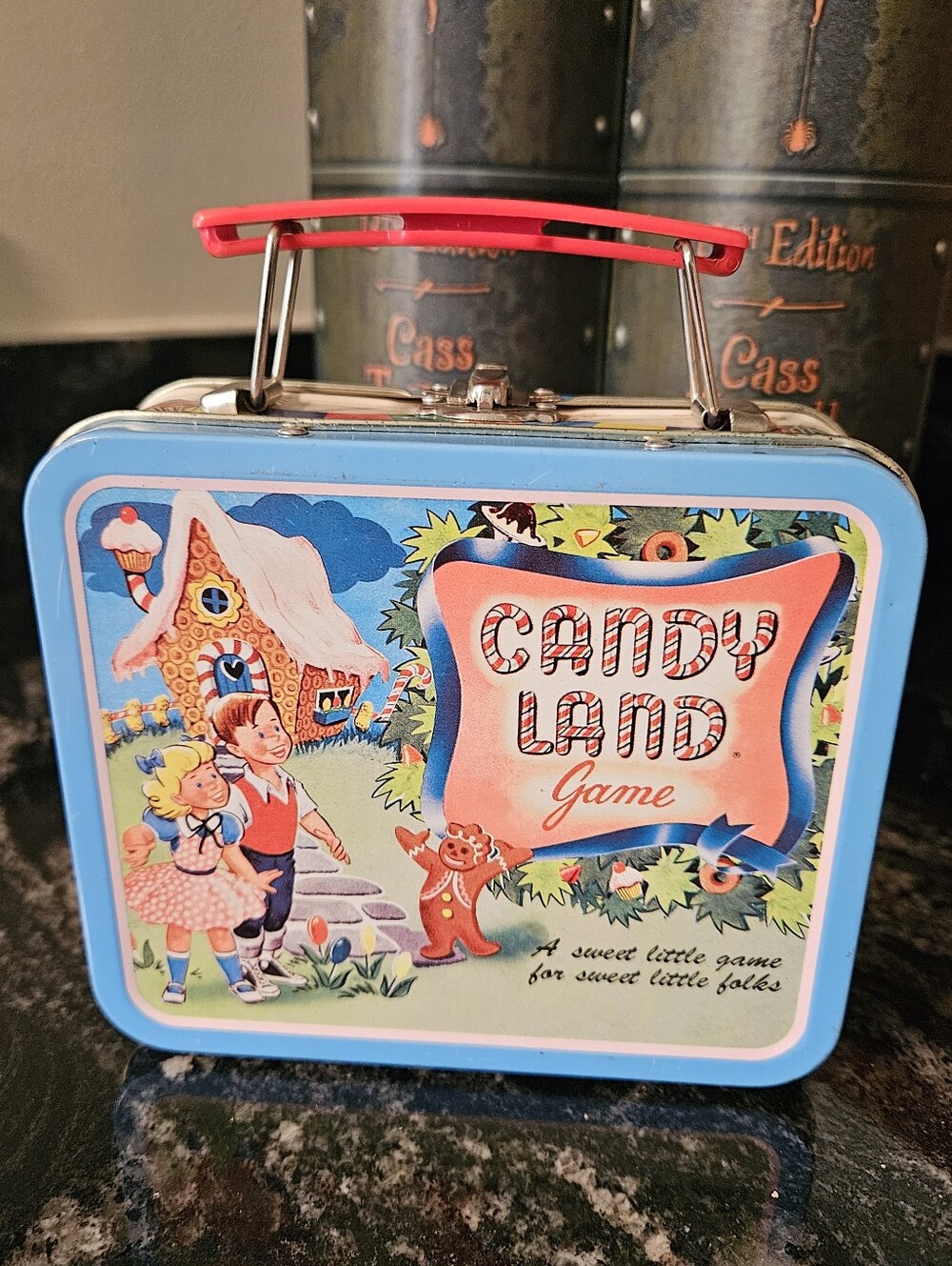 Vintage Candy Land Game Miniature Metal Lunch Box Tin (1998 Series)